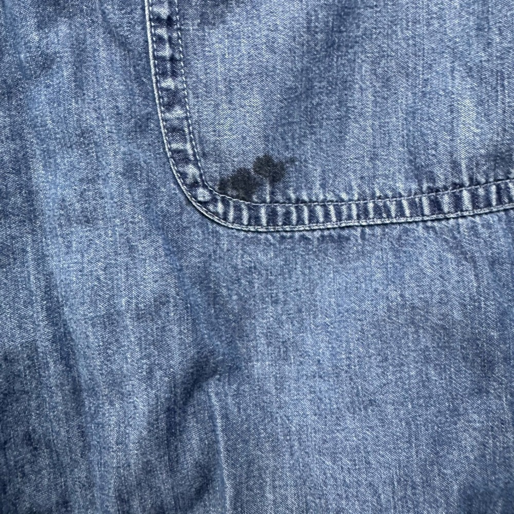 Wrangler TwentyX Denim Shirt Mens XL Blue Western Rodeo Embroidered Long Sleeve - Picture 4 of 10